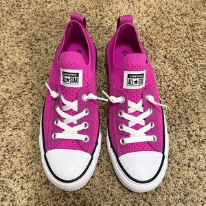 ❌SOLD❌ Chuck Taylor All Star Low Top Knit Slip On Fuchsia